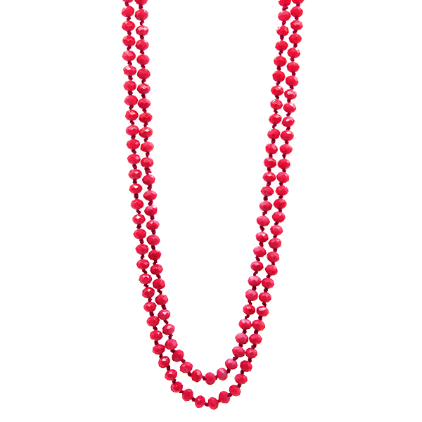 Coral Beaded Necklace