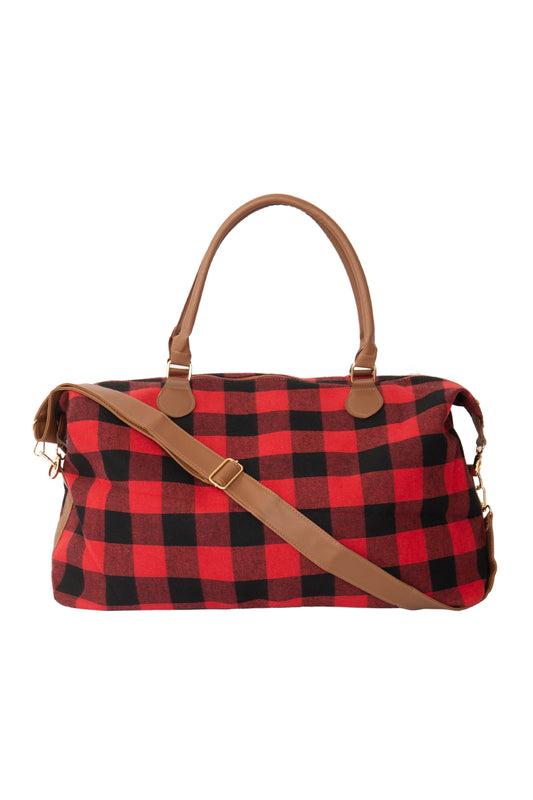 Red Buffalo Plaid Duffle