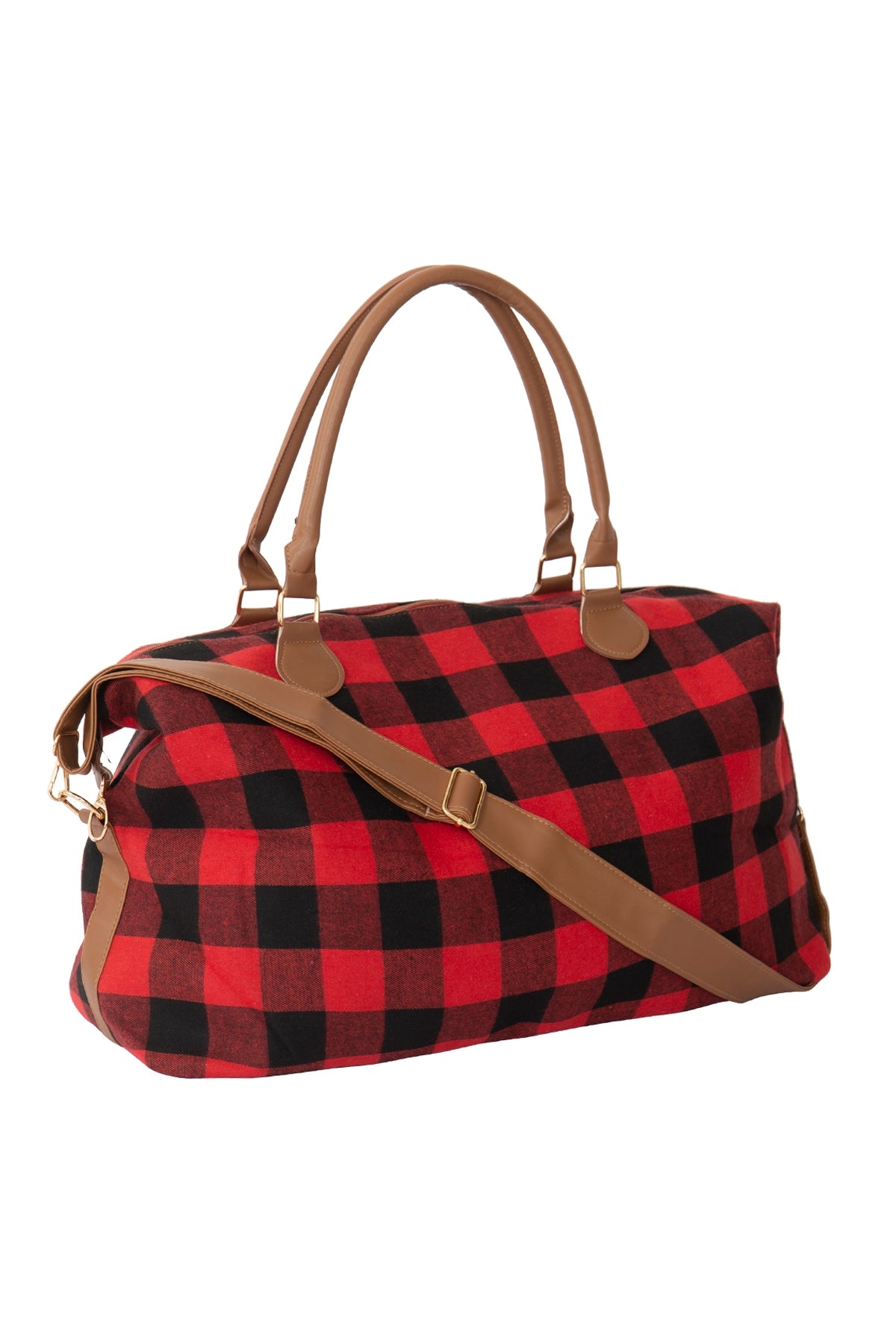 Red Buffalo Plaid Duffle