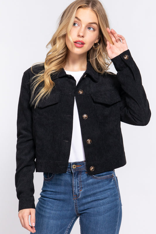 Black Corduroy Jacket